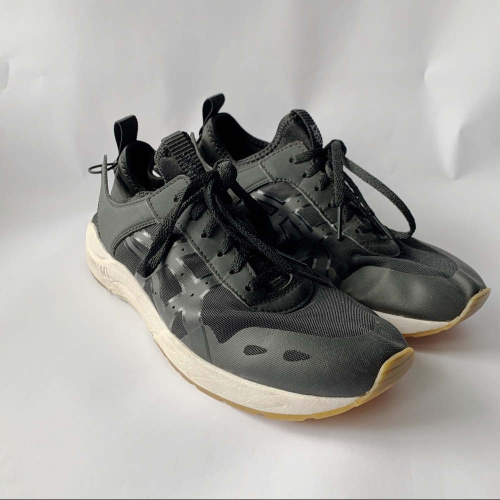 ASICS // Black Gel Lyte Drawstring Running Sneakers 8.5